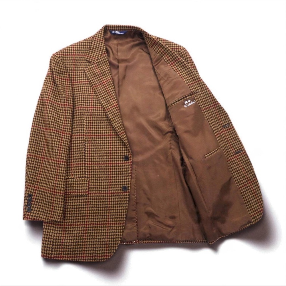 Ralph Lauren Tweed 100% wool gun club sport coat - Picture 3 of 15